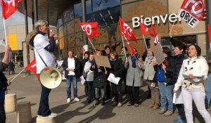 Mobilisation des salariés de Carrefour