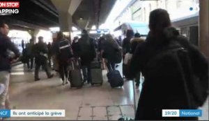Grève SNCF : La galère commence (vidéo)