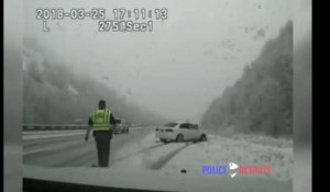  Etats-Unis : Un policier se fait faucher en pleine intervention sur l'autoroute (Vidéo)