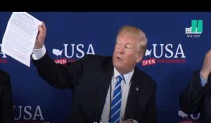 Donald Trump trouve son discours trop "ennuyeux"... alors il s'en débarrasse
