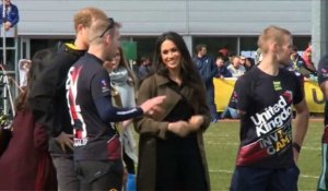 Le prince Harry et Meghan Markle assistent aux essais d'Invictus