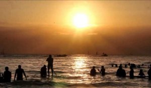 Philippines: les touristes sur l'ile Boracay avant sa fermeture