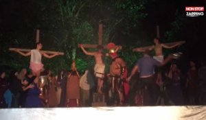 Brésil : Pour sauver "Jésus", un homme monte sur scène et frappe un acteur (Vidéo)