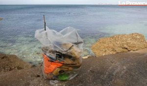 Marseille : une opération nettoyage des plages pour sensibiliser à la pollution