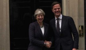 Londres : Theresa May reçoit le Néerlandais Mark Rutte