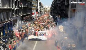 A Marseille, les manifestants se dirigent vers Castellane