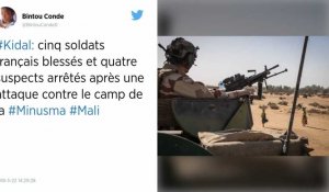 Cinq soldats français blessés à Kidal, dans l'est du Mali.