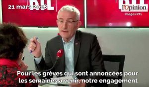 Grève SNCF: Guillaume Pepy annonce 50% des TER en circulation et 40% des TGV