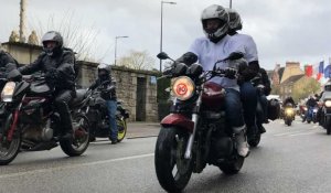 Manifestation de motards et automobilistes contre le projet de limitation à 80 km/h 