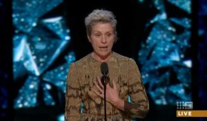 Frances McDormand a fait lever toutes les femmes pendant les Oscars