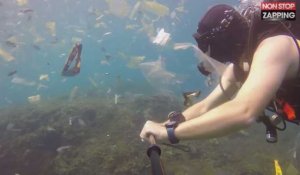 Indonésie : Il se filme dans un océan de déchets, la vidéo alarmante 