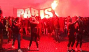 PSG-Real: rassemblement de supporters devant le Parc des Princes
