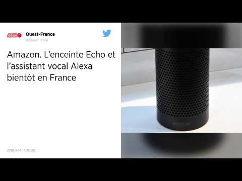 lance en France ses haut-parleurs Echo, son assistant Alexa et  l'achat vocal