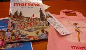 Martine visite Tournai, les nouvelles aventures touristiques de la petite héroïne