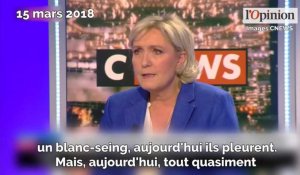 Marine Le Pen dénonce «l'autoritarisme» d'Emmanuel Macron