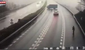Chine : Il fait demi-tour sur une autoroute, et provoque un carambolage (Vidéo)