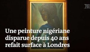 Une peinture nigériane disparue depuis quarante ans refait surface à Londres 