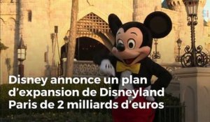 Disney annonce un plan d'expansion de Disneyland Paris