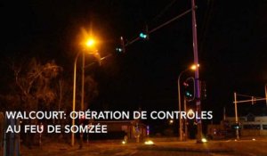Walcourt: opération contrôles au feu de Somzée