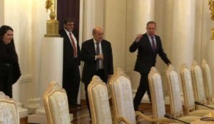 Moscou: rencontre entre Sergueï Lavrov et Jean-Yves Le Drian