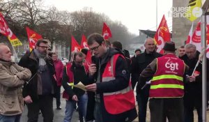 Grève à la SNCF : aucun TGV à Saint-Brieuc, les cheminots se font entendre