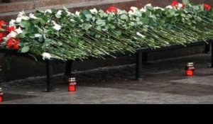 Hommage aux victimes un an après l'attentat de St-Pétersbourg