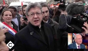 Jean-Luc Mélenchon insulte un manifestant d'alcoolique - ZAPPING ACTU DU 04/04/2018