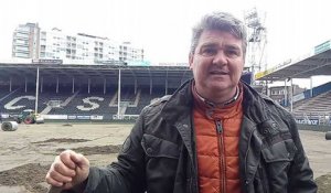 Nouvelle pelouse au Sporting de Charleroi: interview de Damien Denayer