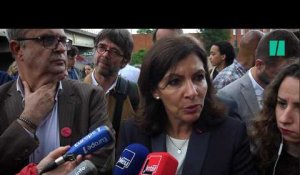 Hidalgo refuse la "polémique politicienne" après les reproches de Collomb et Griveaux sur les migrants à Paris
