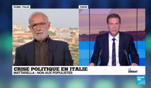 Le débat: crise politique en Italie, Mattarella: non aux populistes