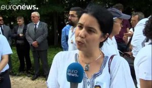 Un cortège en blanc rend un dernier hommage à Mawda