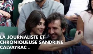 Cyrille Eldin et Sandrine Calvayrac : bisous à gogo dans les tribunes de Roland-...