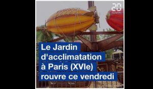 Réouverture du Jardin d'acclimatation à Paris
