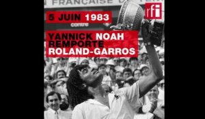 5 juin 1983 : Yannick Noah remporte Roland-Garros
