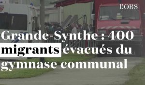 Grande-Synthe : 400 migrants évacués du gymnase communal