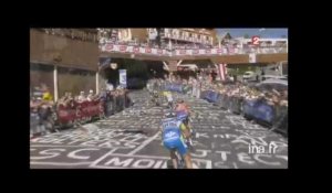 Victoire d'étape et maillot jaune pour Carlos Sastre