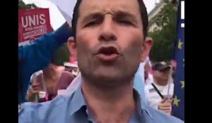 Benoît Hamon fustige la politique d'Emmanuel Macron(Vidéo)