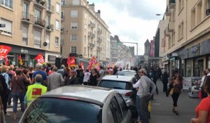 Marée populaire à Caen du collectif anti-Macron