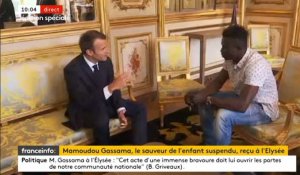 "Bravo!": Mamoudou Gassama est reçu à l'Elysée par Emmanuel Macron