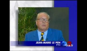 Jean-Marie Le Pen à propos des résultats du FN