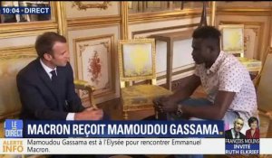 BFM TV : Mamoudou Gassama rencontre Emmanuel Macron