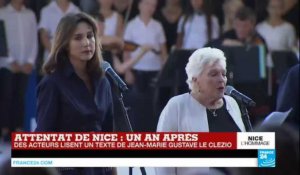 Attentat de Nice : des acteurs lisent un texte de Le Clézio