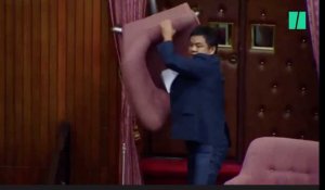 Quand le parlement taïwanais se transforme en ring de boxe