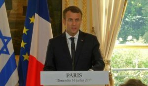Proche-Orient: Macron appelle à une "reprise des négociations"