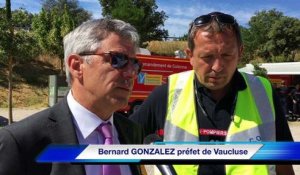 Incendie du Sud Luberon : deux foyers sont encore visibles