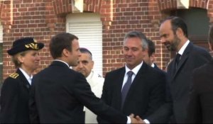 Le président Macron rend hommage au père Hamel