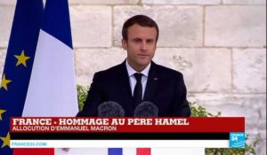 REPLAY - Emmanuel Macron a rendu hommage au père Hamel