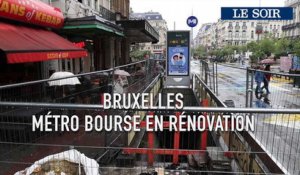 Bruxelles: le métro Bourse subit un relifting