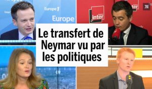 Salaire, impôts, « bel homme » : le transfert de Neymar au PSG commenté par des politiques