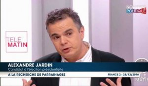 Présidentielle 2017 : Alexandre Jardin appelle les maires des petites communes à le parrainer